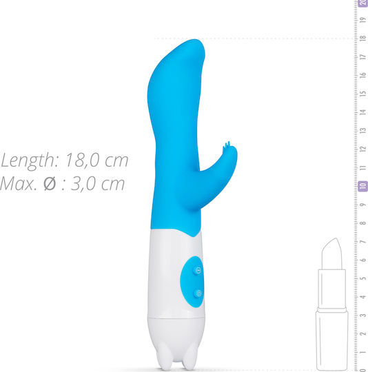 Easytoys Petite Piper Vibrator Rabbit 18cm Blue