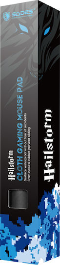 Sades Hailstorm Gaming Mouse Pad Large (450mm) Μαύρο SA-P10-L