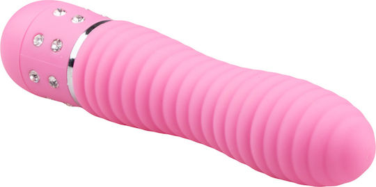 Easytoys Love Diamond Ribbed Mini Δονητής 11.4cm Pink