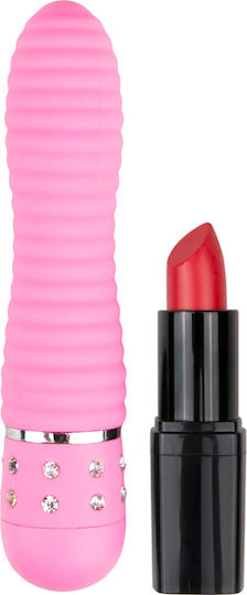 Easytoys Love Diamond Ribbed Mini Δονητής 11.4cm Pink