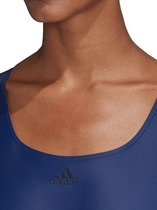 Athly V 3-Stripes Athletic One-Piece Swimsuit Tech Indigo