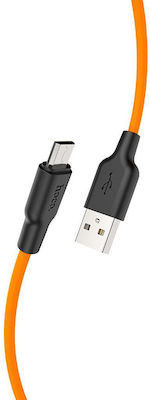 Hoco X21 Plus Regulär USB 2.0 auf Micro-USB-Kabel Orange 1m (711908) 1Stück