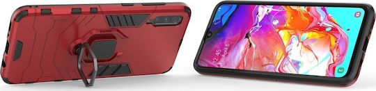 Hurtel Задна корица Пластмаса Червен (Galaxy A70)