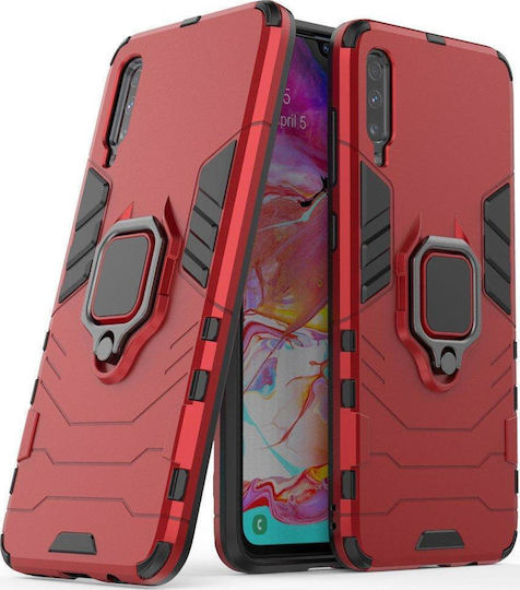 Hurtel Задна корица Пластмаса Червен (Galaxy A70)