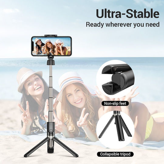 ESR Kabelloses Handy-Stative Selfie-Stick Bluetooth Schwarz
