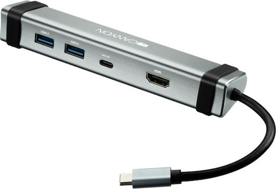 Canyon USB-C Docking Station with HDMI 4K PD Gray (CNS-TDS03DG)