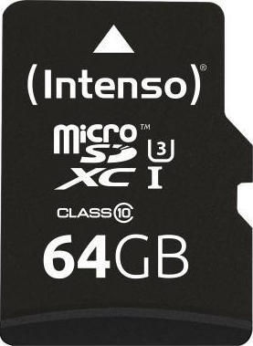 Intenso Professional microSDXC 128ГБ Клас 10 U3 UHS-I с адаптер