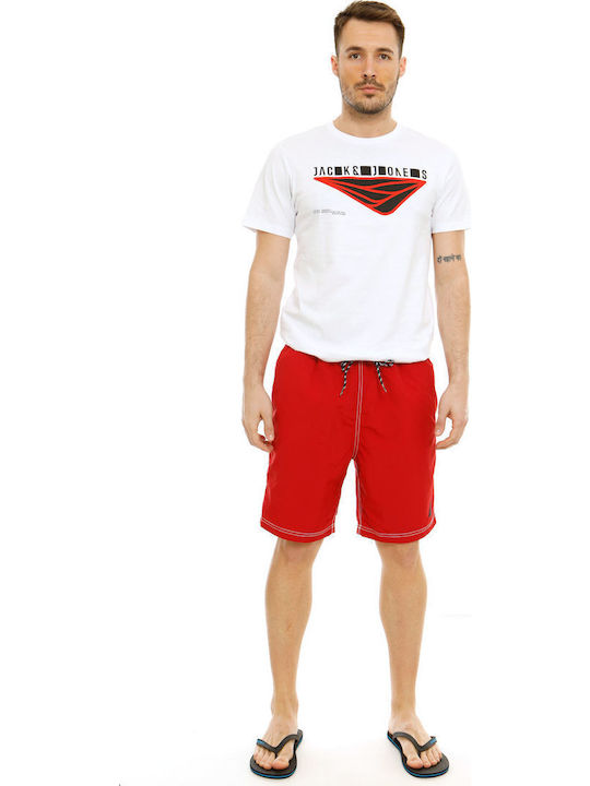 Men's Swimwear Bermuda Red