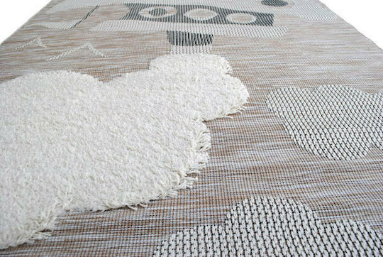 Alexander Carpets Navajo Boat Kinder Teppich Beige 160x230cm Dicke 40mm