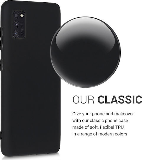KWmobile Soft Flexible Back Cover Σιλικόνης Μαύρο (Galaxy A41)