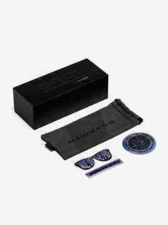 Hawkers One Unisex Γυαλιά Ηλίου με Μπλε Κοκκάλινο Σκελετό και Μπλε Φακό