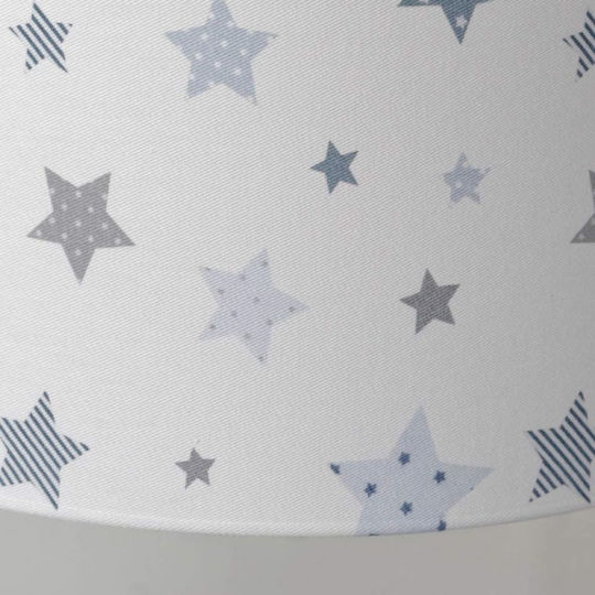 Veis Hesperis Little Stars Einfaches Licht Kinderdeckenleuchte Deckenleuchte 60W mit Fassung E27 Weiß 35x24cm