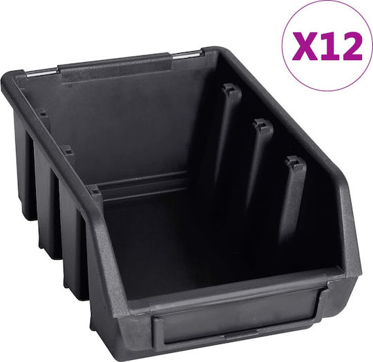 vidaXL Plastic Tool Bin Organiser