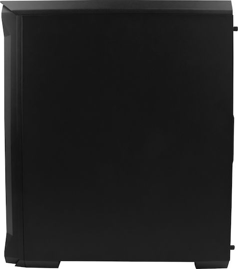 Genesis Irid 505 Gaming Midi-Turm Computergehäuse mit Seitenfenster Schwarz