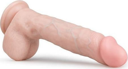 Easytoys Ρεαλιστικό Dildo με Όρχεις και Βεντούζα Flesh 22cm