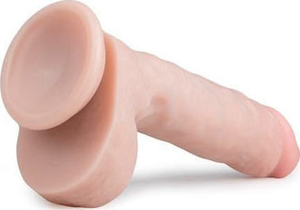 Easytoys Ρεαλιστικό Dildo με Όρχεις και Βεντούζα Flesh 22cm