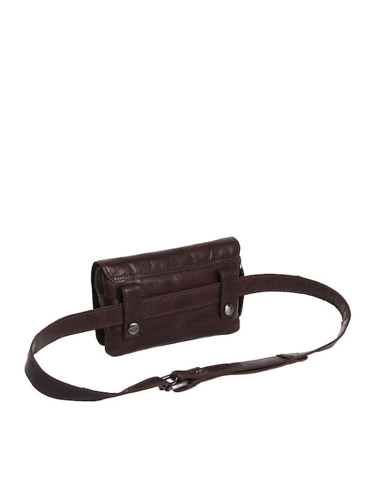 Carter Leather Waist Bag Brown
