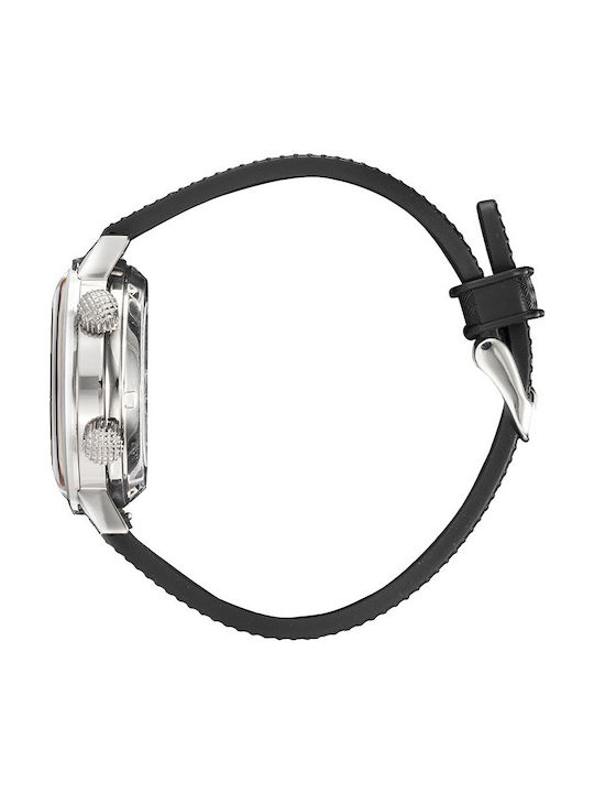 Lip Watches Grande Nautic-Ski Uhr Automatisch mit Schwarz Kautschukarmband