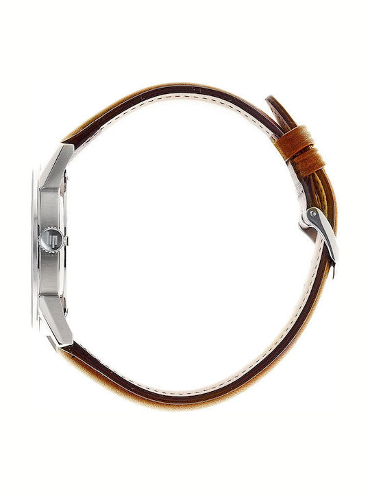 Lip Watches Himalaya Ρολόι Μπαταρίας με Δερμάτινο Λουράκι