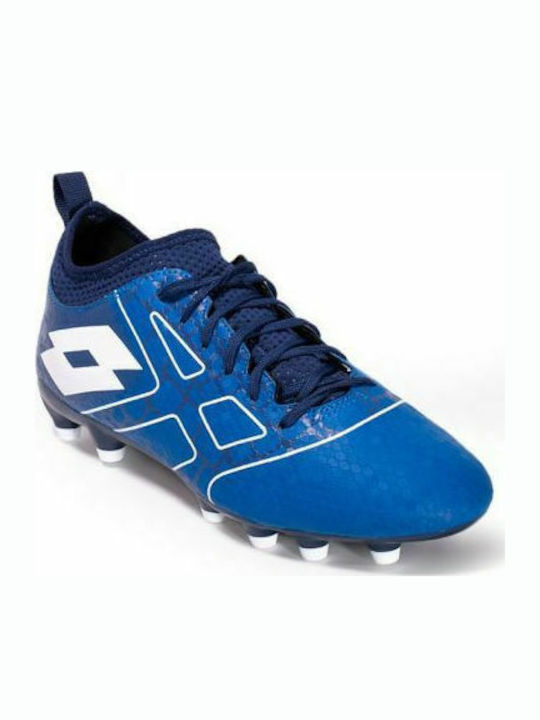 Lotto 700 III FG Kids Molded Soccer Shoes Blue