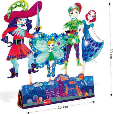 Djeco Παιδική Χειροτεχνία Do It Yourself Peter Pan Puppets για Παιδιά 5+ Ετών