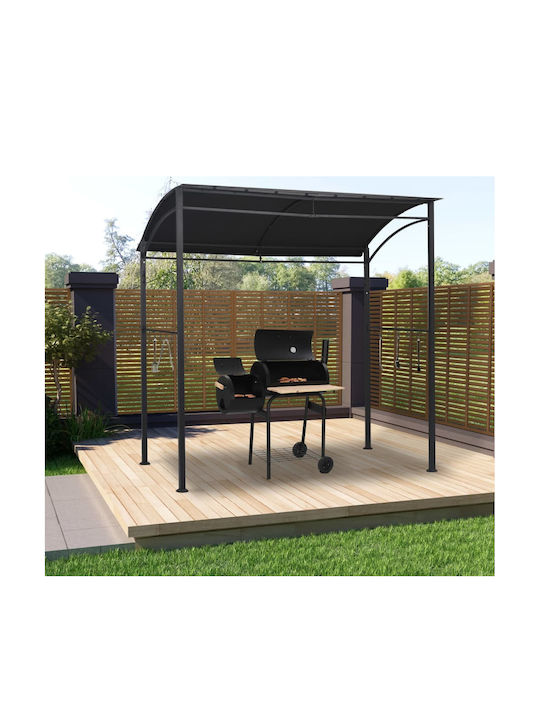 vidaXL Garden Freestanding Gazebo Gray 2.15x1.5cm