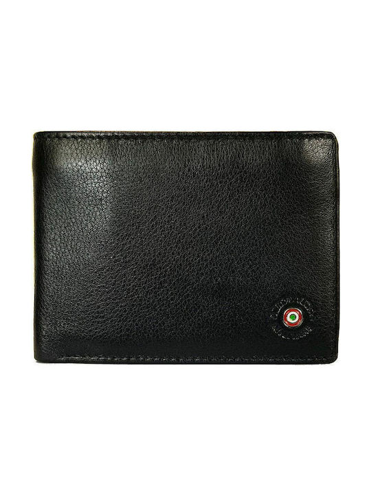 Aeronautica Militare AM-132 Men's Leather Wallet Black