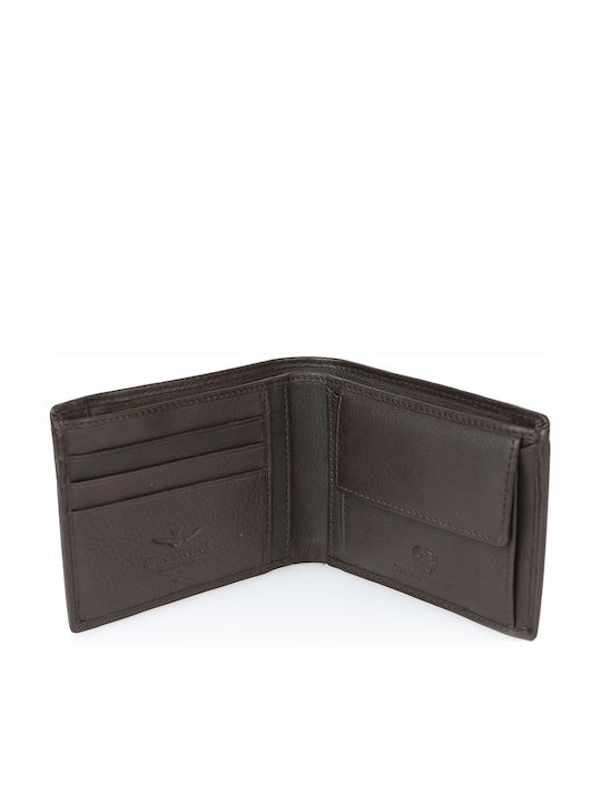 Leather Men's Wallet Classic Brown