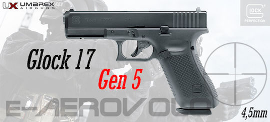 Umarex Αερο Pistole CO2 Glock 17 Gen 5 Blowback