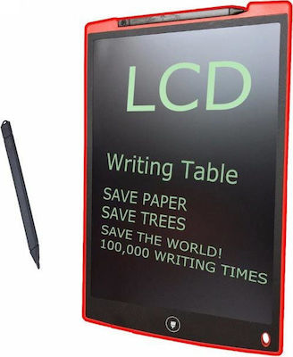 LCD Ηλεκτρονικό Σημειωματάριο 8.5" Κόκκινο