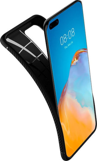 Spigen Rugged Armor Silicone Back Cover Black (Huawei P40 Pro)
