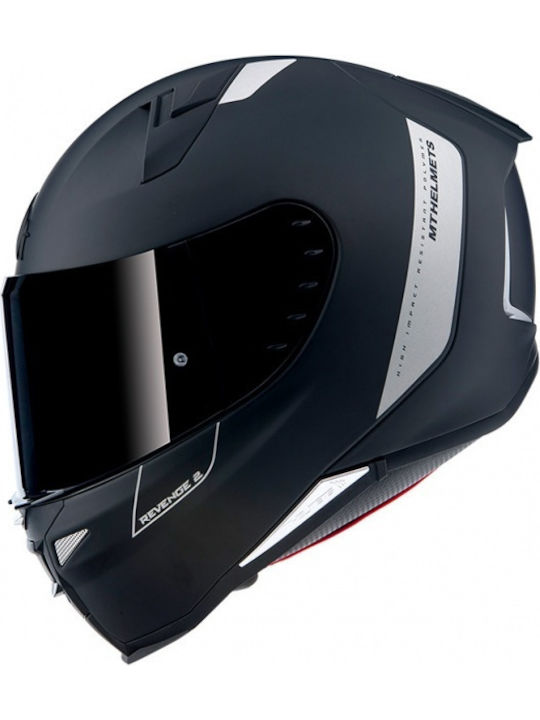 MT Revenge 2 Solid A1 Matt Black Motorcycle Helmet Full Face DOT / ECE 22.05 1450gr MTH000KRA334