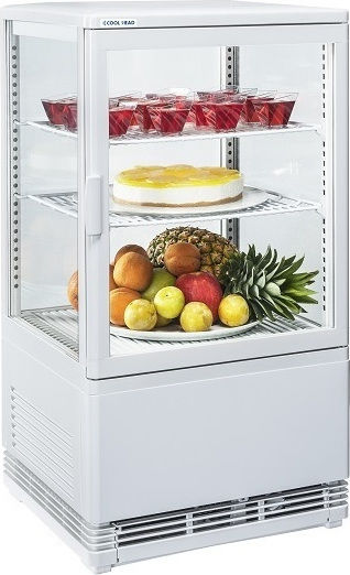 Cool Head Freezing Showcase Tabletop with 3 Levels with Capacity 58lt 42.8x38.6x81cm RC58W