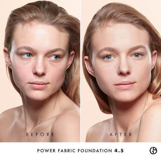 Giorgio Armani Power Fabric Foundation Mov/alb SPF25 4.5 Auriu deschis 30ml