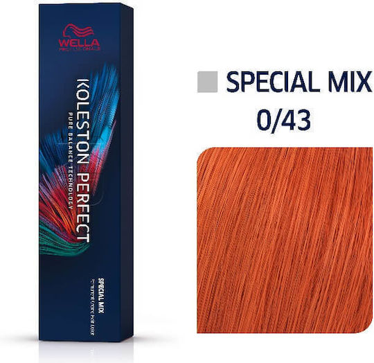 Wella Koleston Perfect Special Mix Βαφή Μαλλιών 0/43 60ml