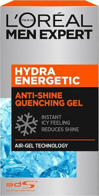 L'Oreal Paris Hydra Energetic Quenching Blemishes & Moisturizing 24h Day/Night Gel for Men Suitable for Oily Skin with Vitamin C 50ml