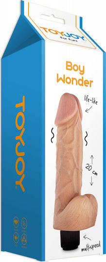 ToyJoy Boy Wonder Ρεαλιστικός Δονητής 20cm Flesh