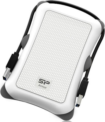 Silicon Power Armor A30 USB 3.0 External 2.5" HDD 1TB White