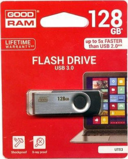 GoodRAM UTS3 128GB USB 3.0 Stick Black