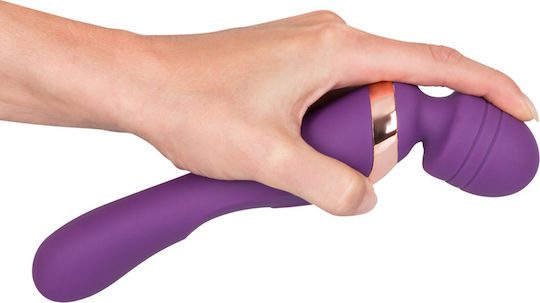 Javida Double Vibro Massager Δονητής Μασάζ 21cm Purple