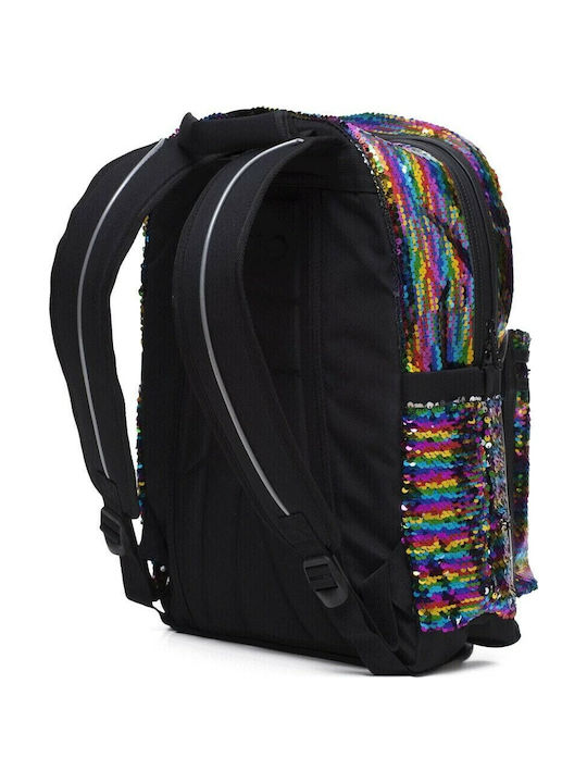 Polo Queenox Παιδική Τσάντα Πλάτης Μαύρη 32x20x43εκ.