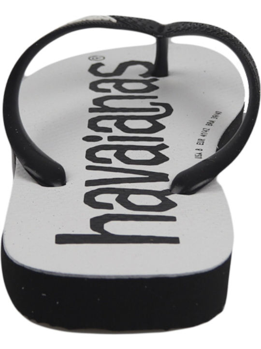Top Logomania Men's Flip Flops Black