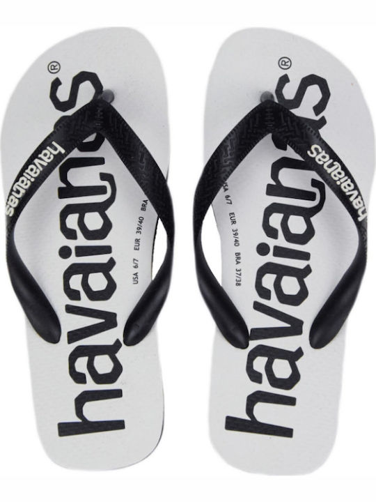 Top Logomania Men's Flip Flops Black