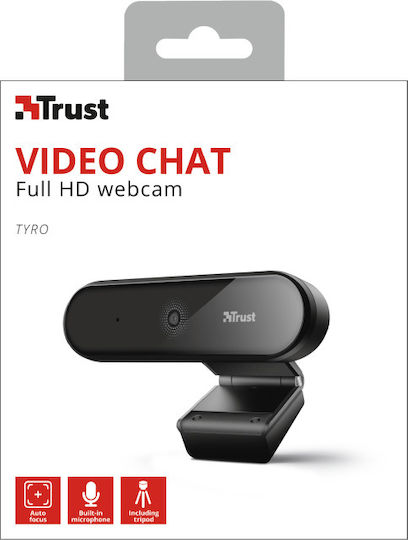 Trust Tyro Full HD 1080p Web Camera with Autofocus