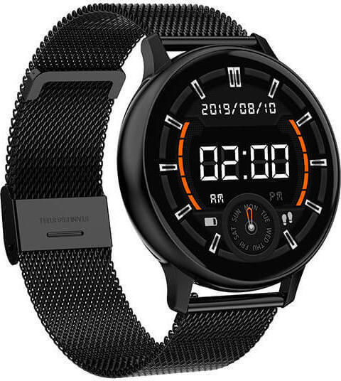 NO.1 DT88 Pro Smartwatch with Heart Rate Monitor (Black)