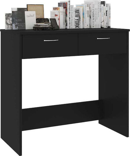 Desk Wooden Black 80x40x75cm