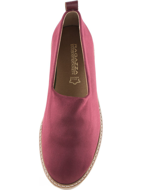 Γυναικεία Slip-On Μπορντό