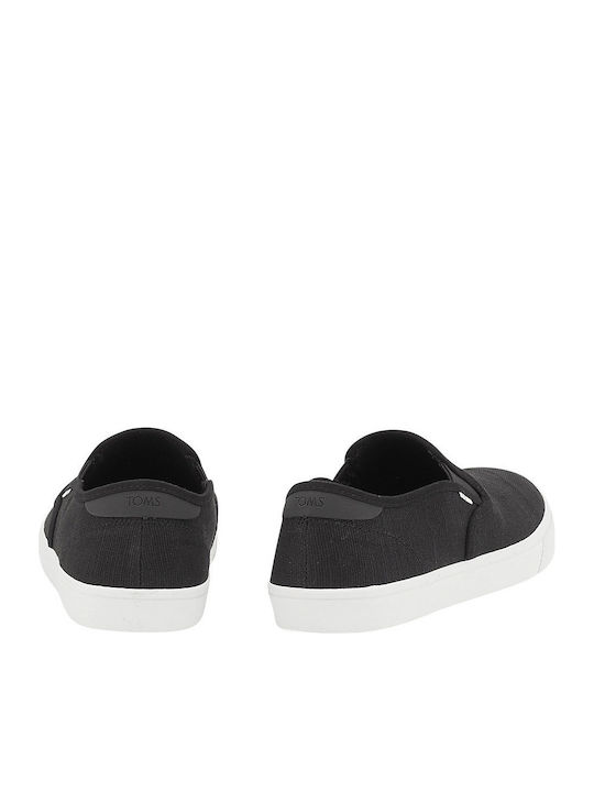 Baja Men's Canvas Slip-Ons Black