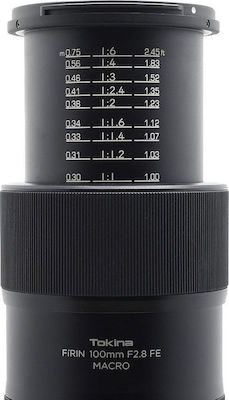 Tokina Full Frame Camera Lens FiRIN 100mm f/2.8 FE Telephoto / Macro for Sony E Mount Black