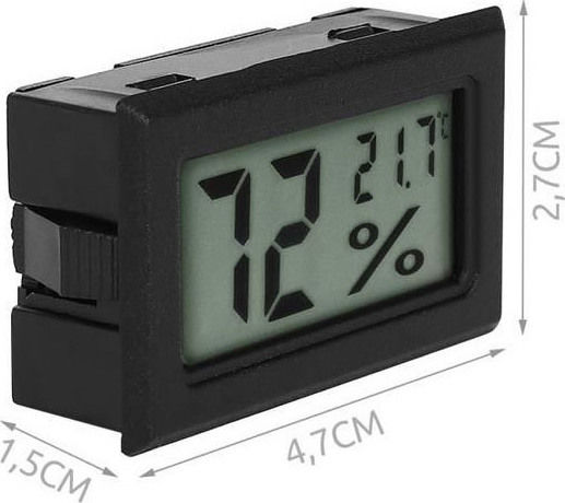 Izoxis Indoor Thermometer & Hygrometer Tabletop